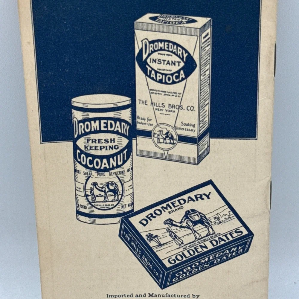 Dromedary War-Time Recipes Booklet 1917 WWI Hills Brothers Co Antique Cooking